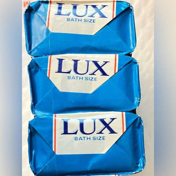 LUX Bar Soap 3 Pack Bath Size Bars 4.75oz VTG 80s - 90s New Old Stock - Picture 2 of 4